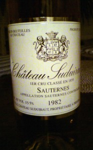 1982 Chateau Suduiraut