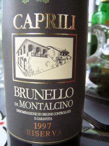 1997 Caprili Brunello Riserva