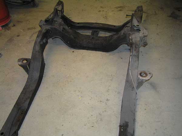 subframe dissambled